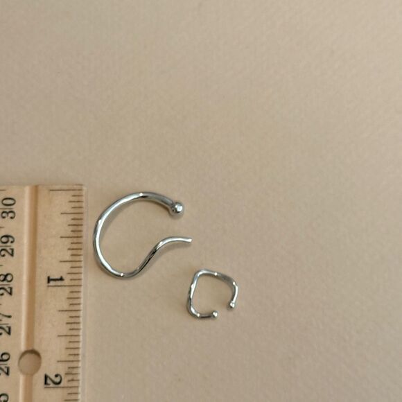 Geo cuff earrings N1240 - Picture 4 of 4